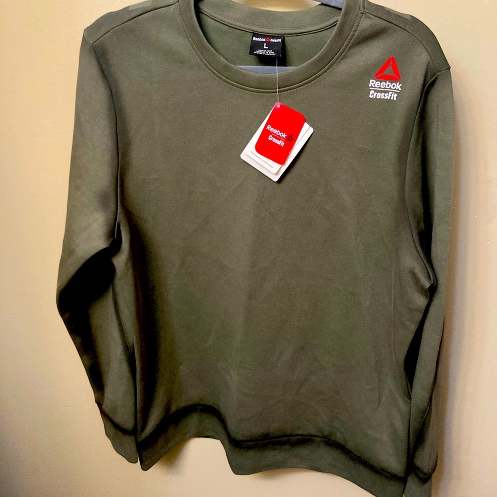 Green Reebok Crew Neck